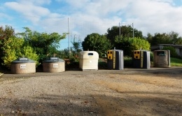 Parking du stade à Chantrigné