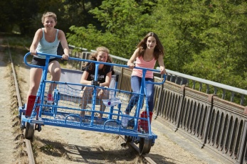 V&eacute;lo-rail - Saint-Loup-du-Gast