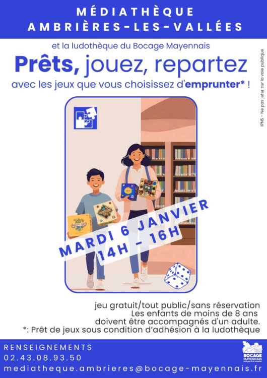 Nouveau- à compter de janvier  2026, retrouvez la médiathèque dans chaque bassin de vie tous les mois -