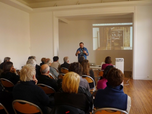 Ap&eacute;ro-rencontre C&eacute;dric Guillermo, r&eacute;sidence au centre d'art en  2015