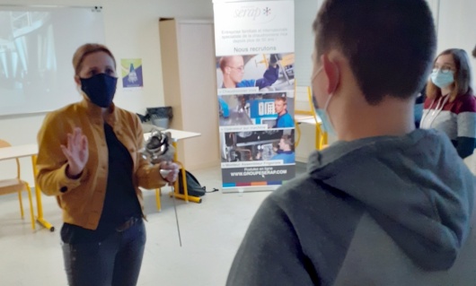 Jennifer Bourgault, responsable RH, Groupe SERAP (Gorron)