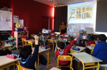 Hiver 2020, médiation dans une école