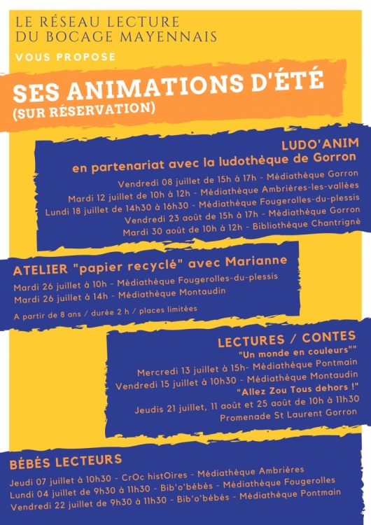 Les animations en d&eacute;tail