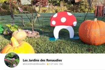 Les Jardins des Renaudies sur facebook